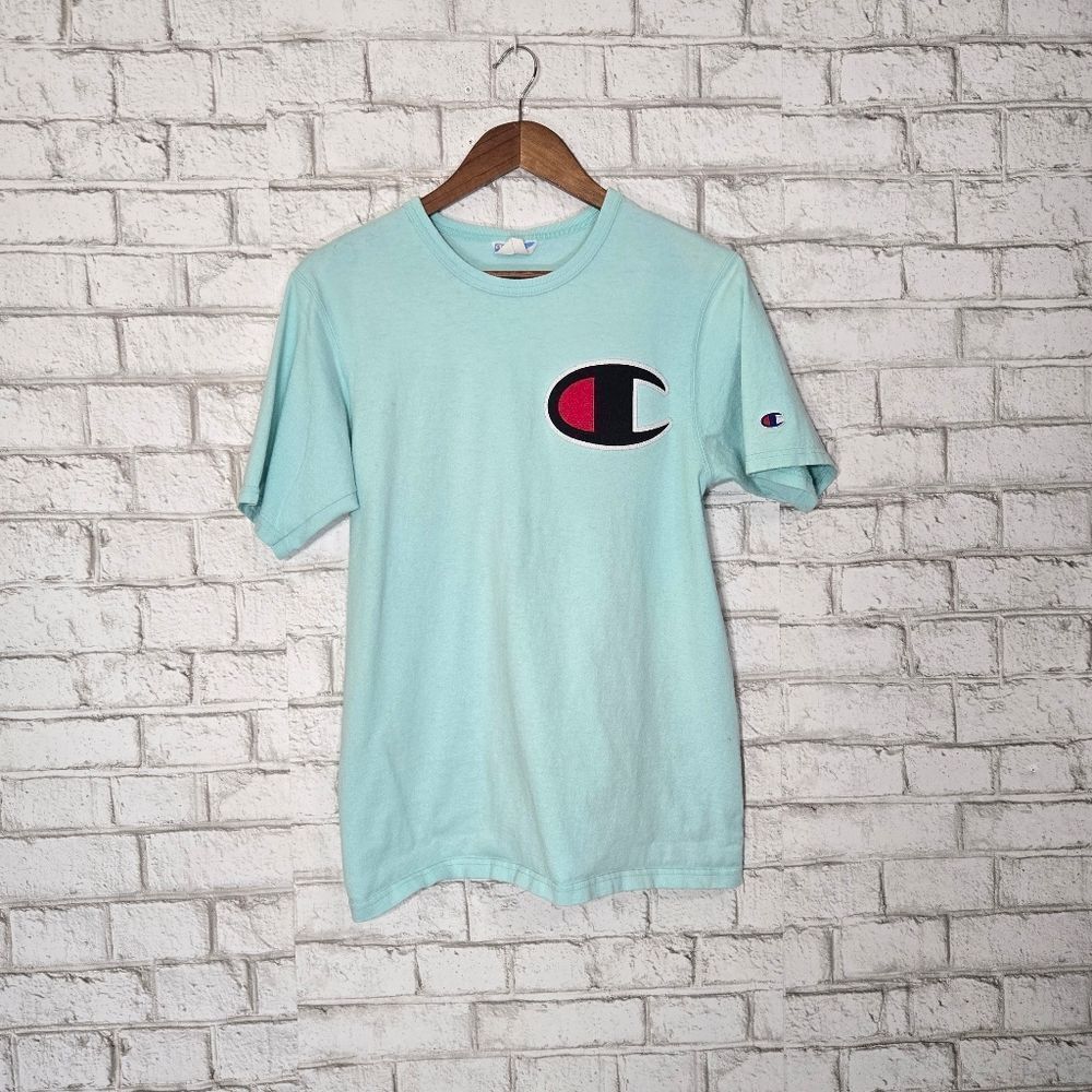 Champion light blue vintage tee